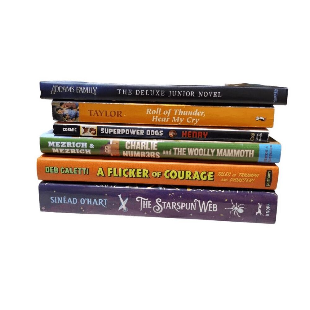 6 YA Teen Children's Books Hardcover Paperback Dogs Fantasy Addams Family - Picture 2 of 10